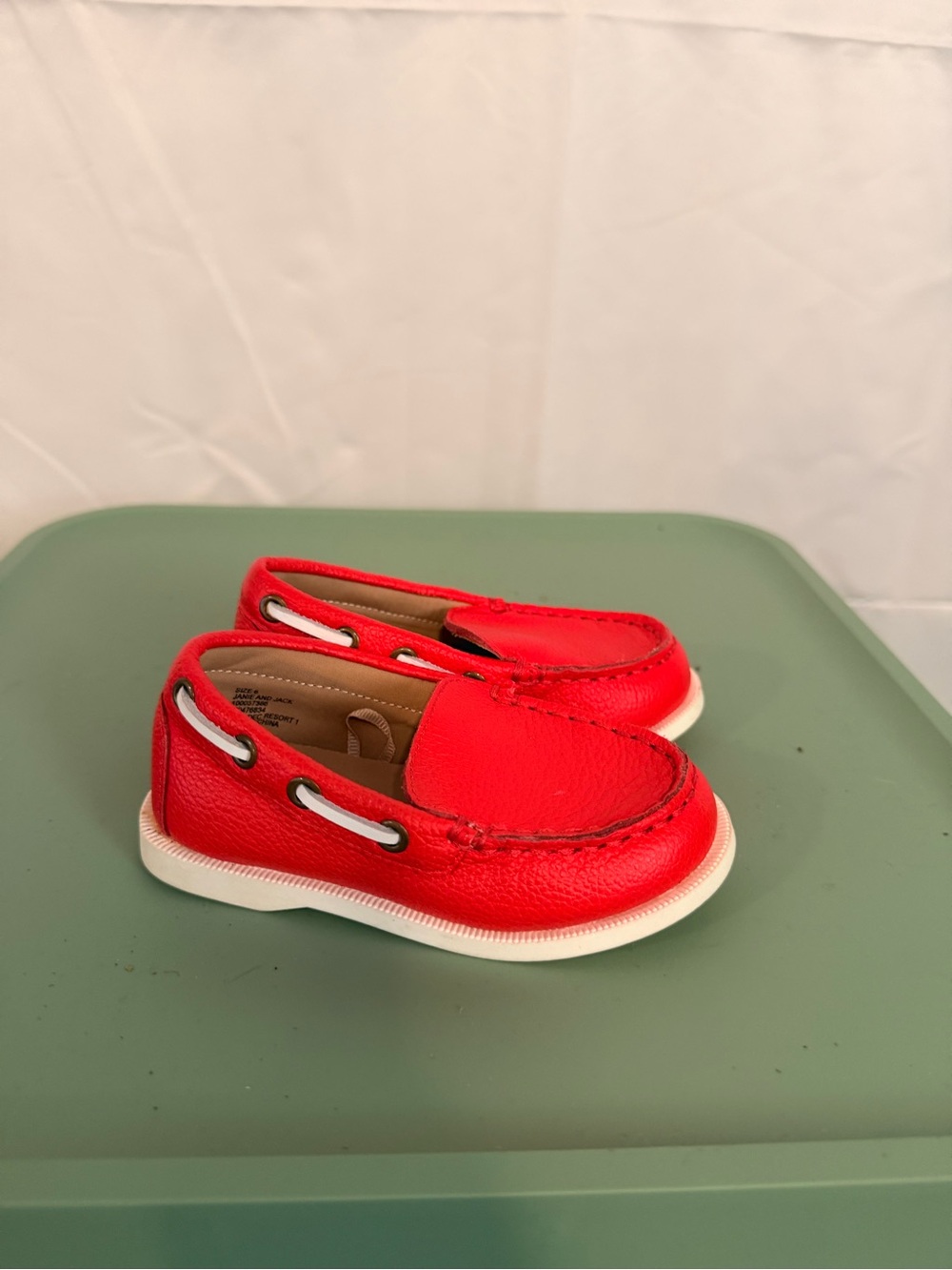 Youth Toddler Janie and Jack Leather Slip On Loafers